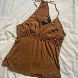 Y2K DKNY Jeans going out shirt size M